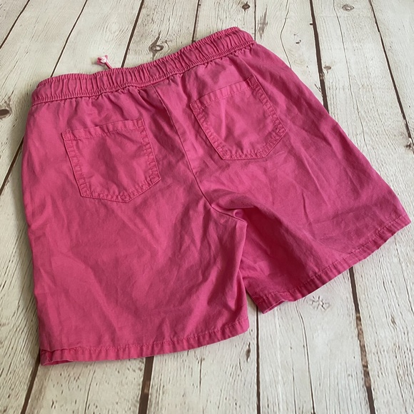 Cat & Jack Woven Cotton Pull-On Elastic Waist Magenta Pink Chino Shorts - Picture 2 of 4